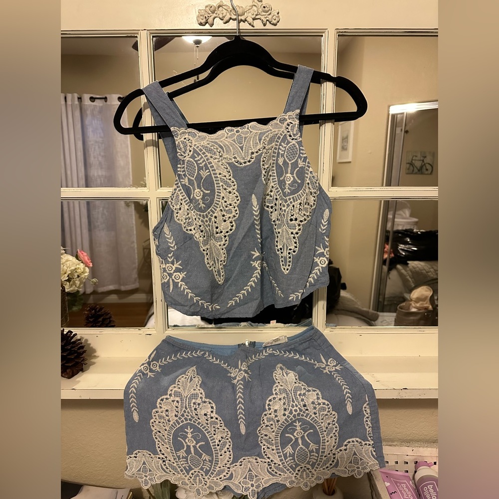 Matching set top & skort